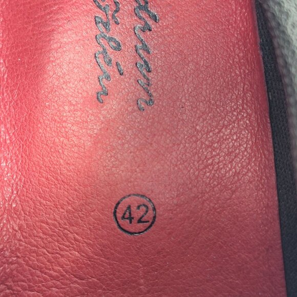 Gudrun Sjoden Women's Black Red Canvas Sneakers US Size 10 EU 42 - Picture 8 of 8